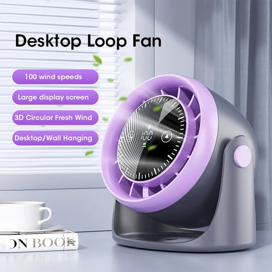 Touchscreen Desk Fan