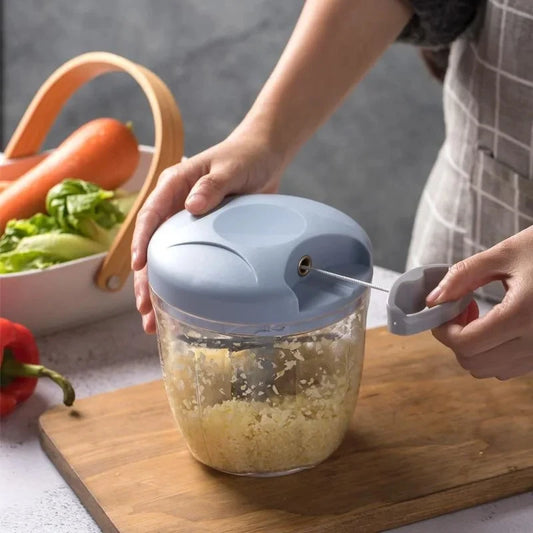 Manual Food Chopper – No-Electric Vegetable Chopper & Salad Maker