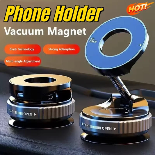 Magnetic Foldable Car Phone Mount – Universal Dashboard & Windshield Holder