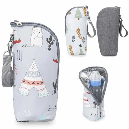 Portable Insulated Bottle Warmer Bag